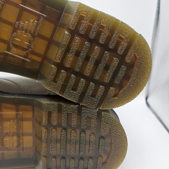 DR. MARTENS MEN'S 11 1460 8 EYES SMOOTH WHITE BOOTS 11822 - Picture 6 of 7